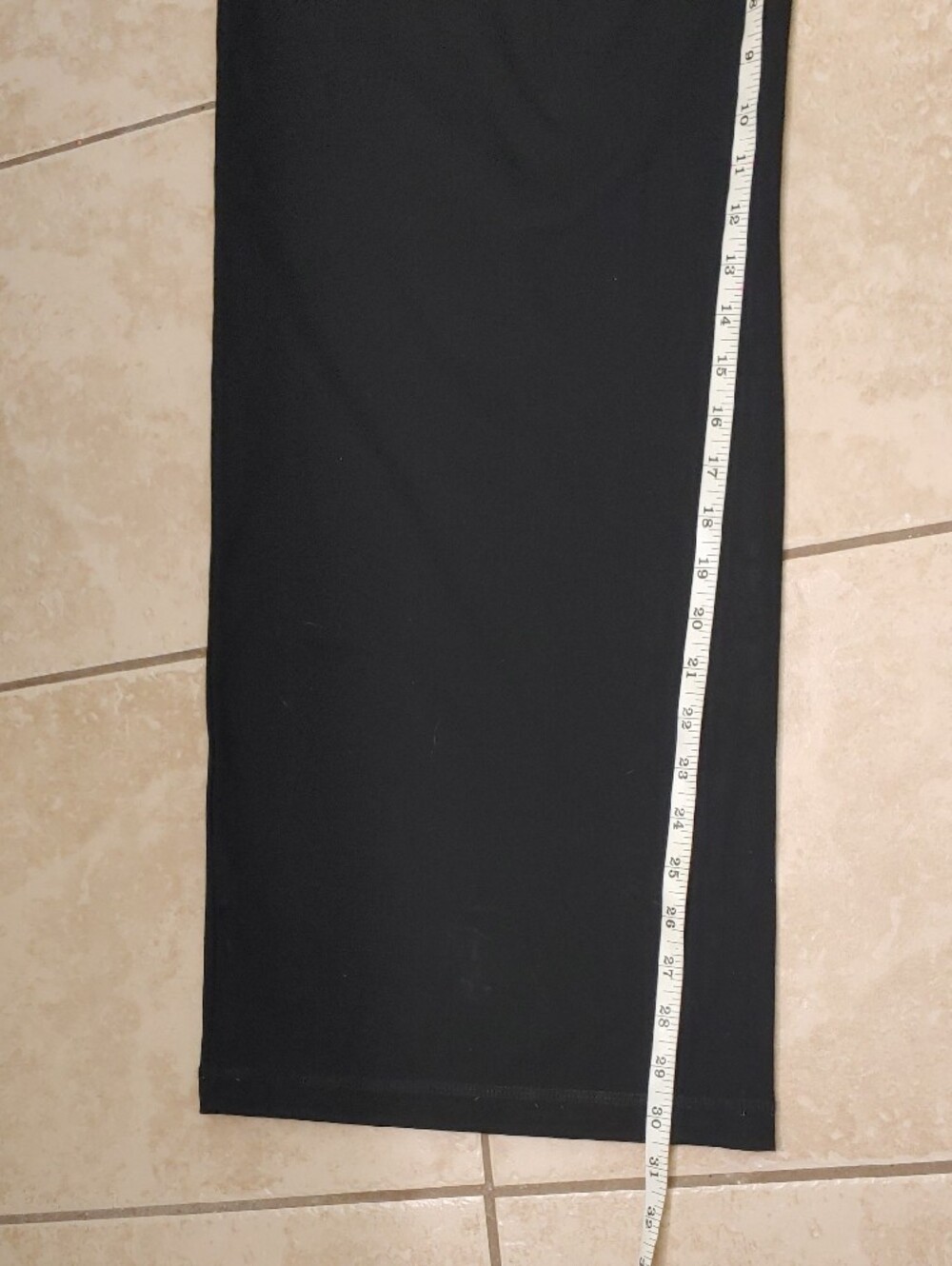 T By Talbots Wide Leg Athletic Pants Women's S Black Leggings - Picture 5 of 6